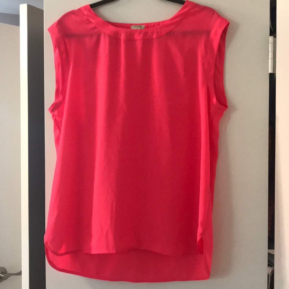 Hot pink Jcrew blouse